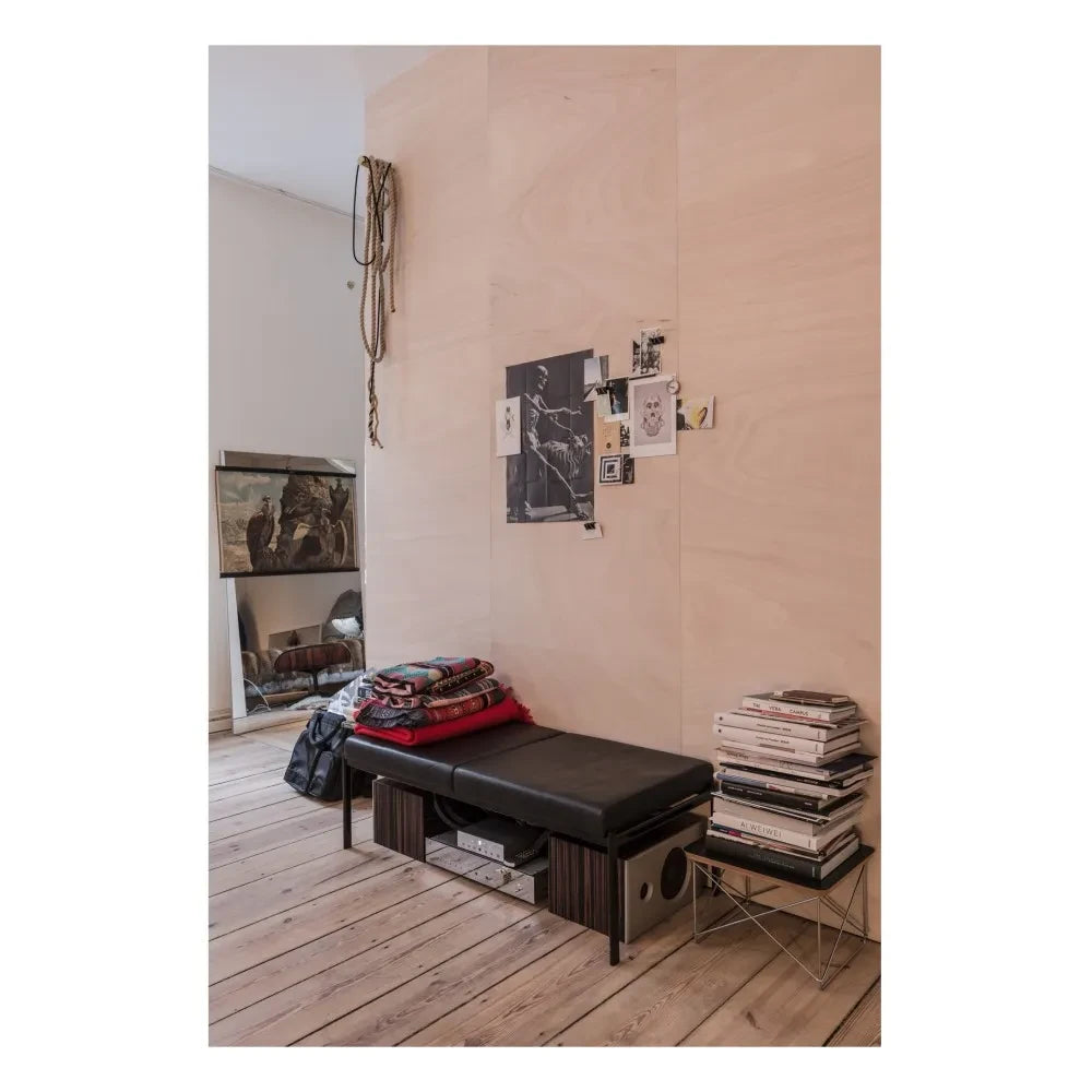 Vitra - Mesa auxiliar LTR - Tapa de epoxi - Charles & Ray Eames, 1950 | Nogal