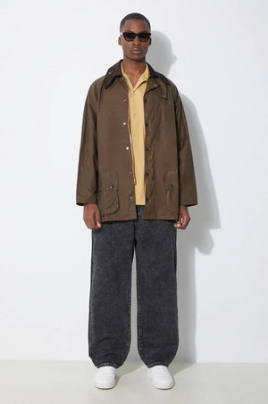 Chaqueta de algodón encerado Barbour Beaufort