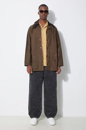 Chaqueta de algodón encerado Barbour Beaufort