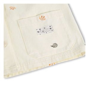Molo - Chaqueta de algodón orgánico Hellen Coquillages | Crudo