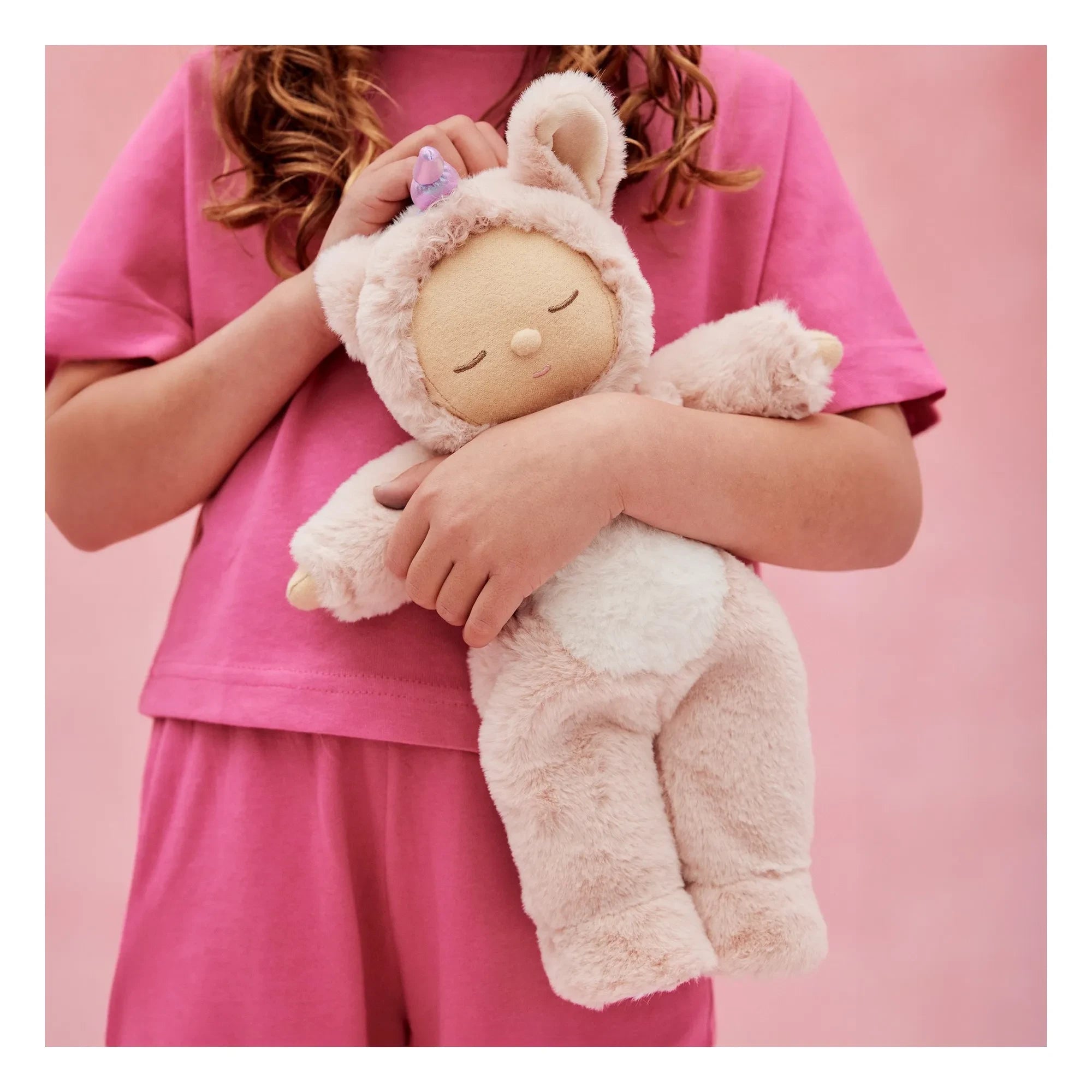 Olli Ella - Muñeca de juguete Cozy Dinkum Unicornio | Rosa