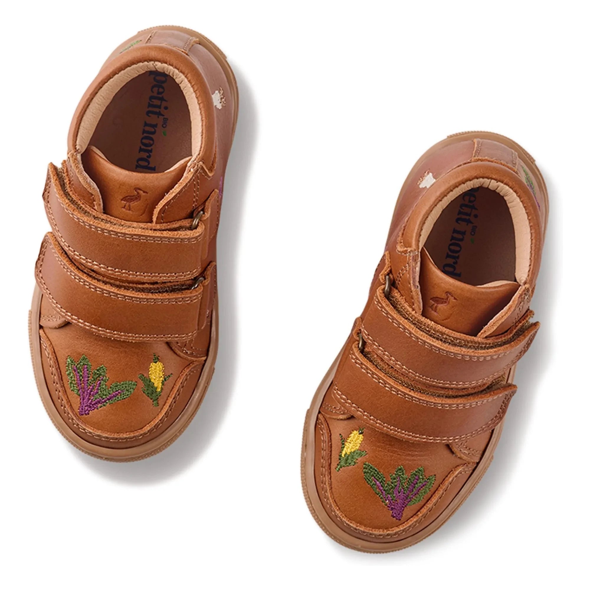 Petit Nord - Zapatillas Rayadas Colección Otoño Cosecha - Colección Uniqua | Cognac