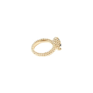 Bonanza Paris - Anillo de Cuarzo Ahumado Latina | Oro