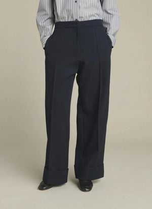 Soeur - Pantalón de algodón Kobe | Azul marino