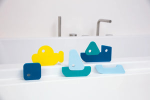 Quut - Puzzle de baño Velero | Azul