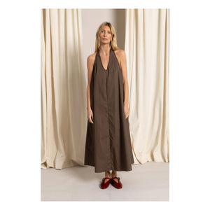 Smallable Woman - Vestido de corte holgado Faye | Marrón oscuro