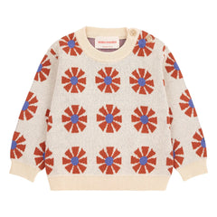 Bobo Choses - Jersey Jacquard de Algodón Orgánico | Beige