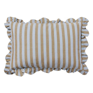 Broste Copenhagen - Funda de almohada rectangular Ina | Azul