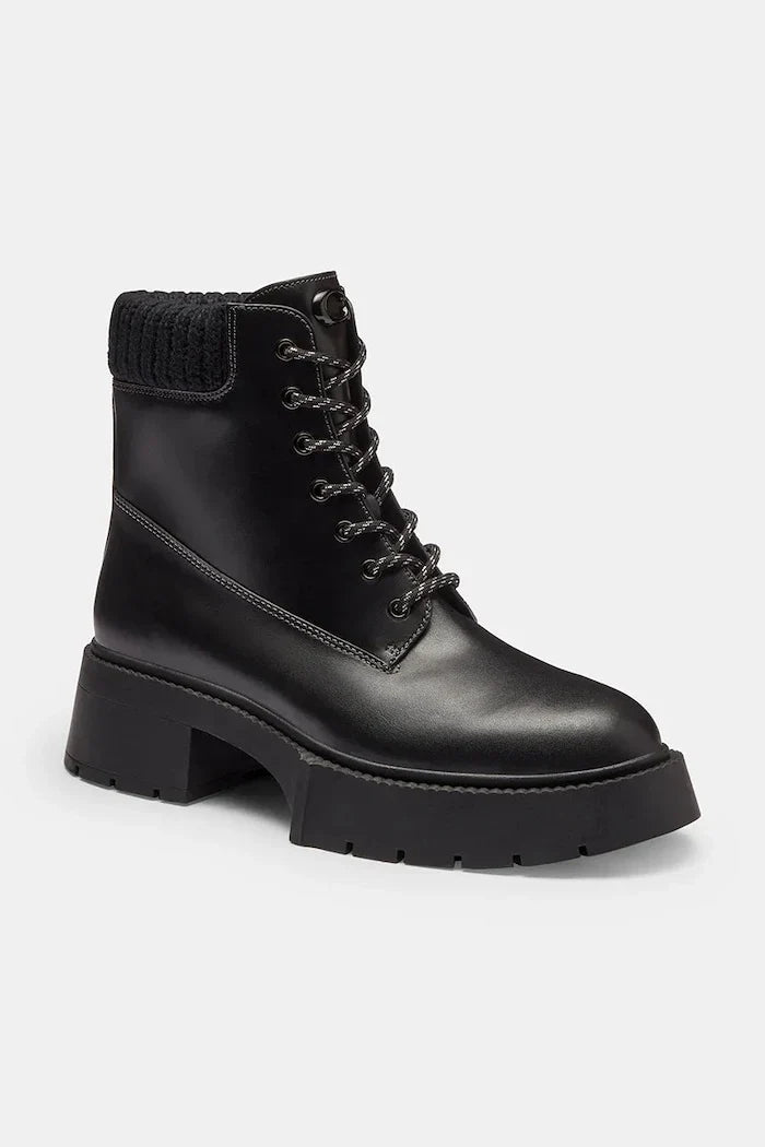 Botines Coach Leah de piel de plataforma