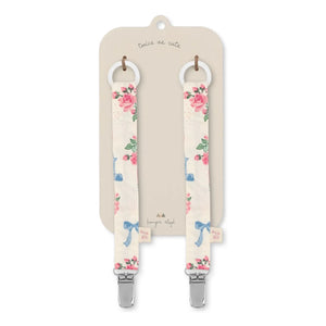 Konges Sløjd - Clips para chupete Bella Rosita - Set de 2 | Rosa