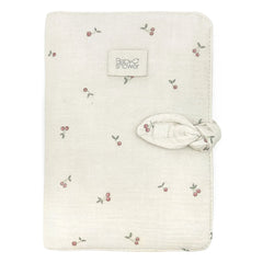 Babyshower - Funda de libro de salud cereza negra | Crudo