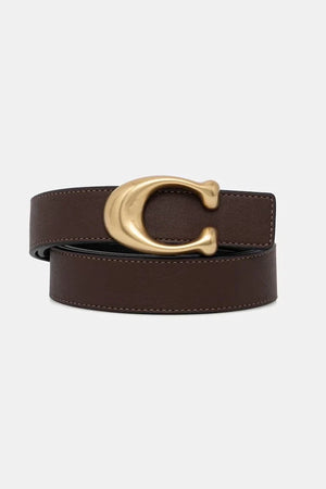 Cinturón de piel para mujer Coach reversible