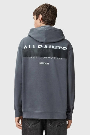 Sudadera AllSaints de algodón rojo