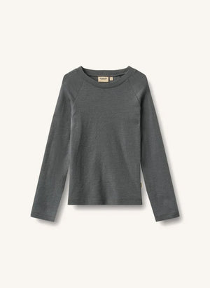Wheat - Camiseta Maane de lana merino | Marrón