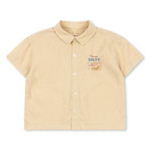 Konges Sløjd - Camisa de lino Franzen | Beige