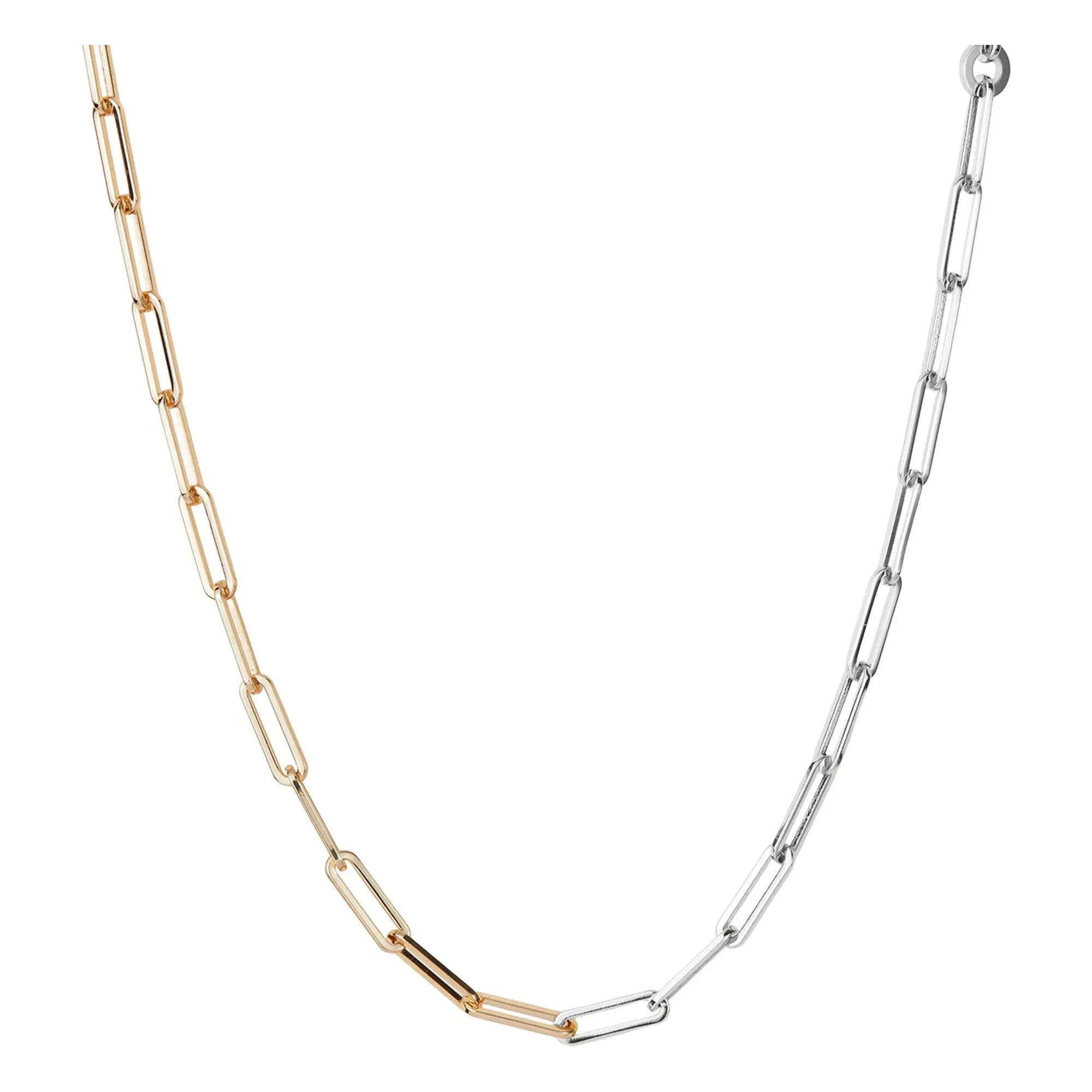 Jenny Bird - Collar fino Andi | Oro/Plata
