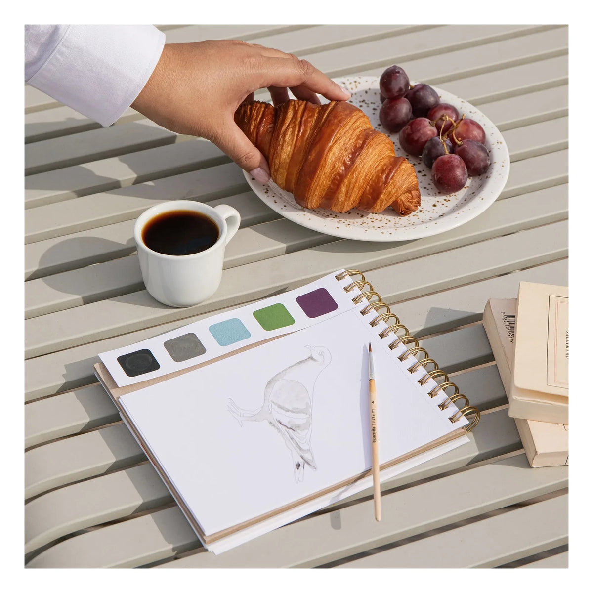 La Petite Épicerie - Cuaderno de acuarela - Primavera en París