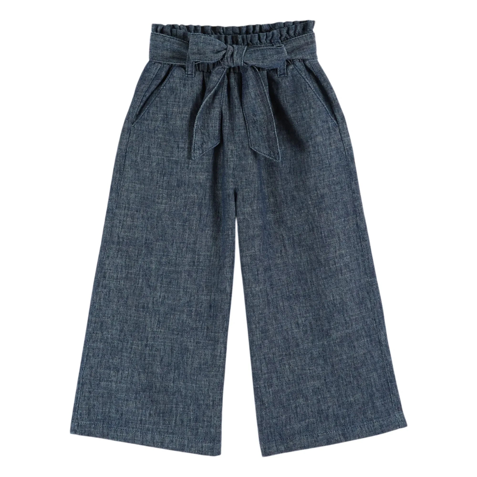 Emile et Ida - Pantalón ancho con cinturón | Azul marino
