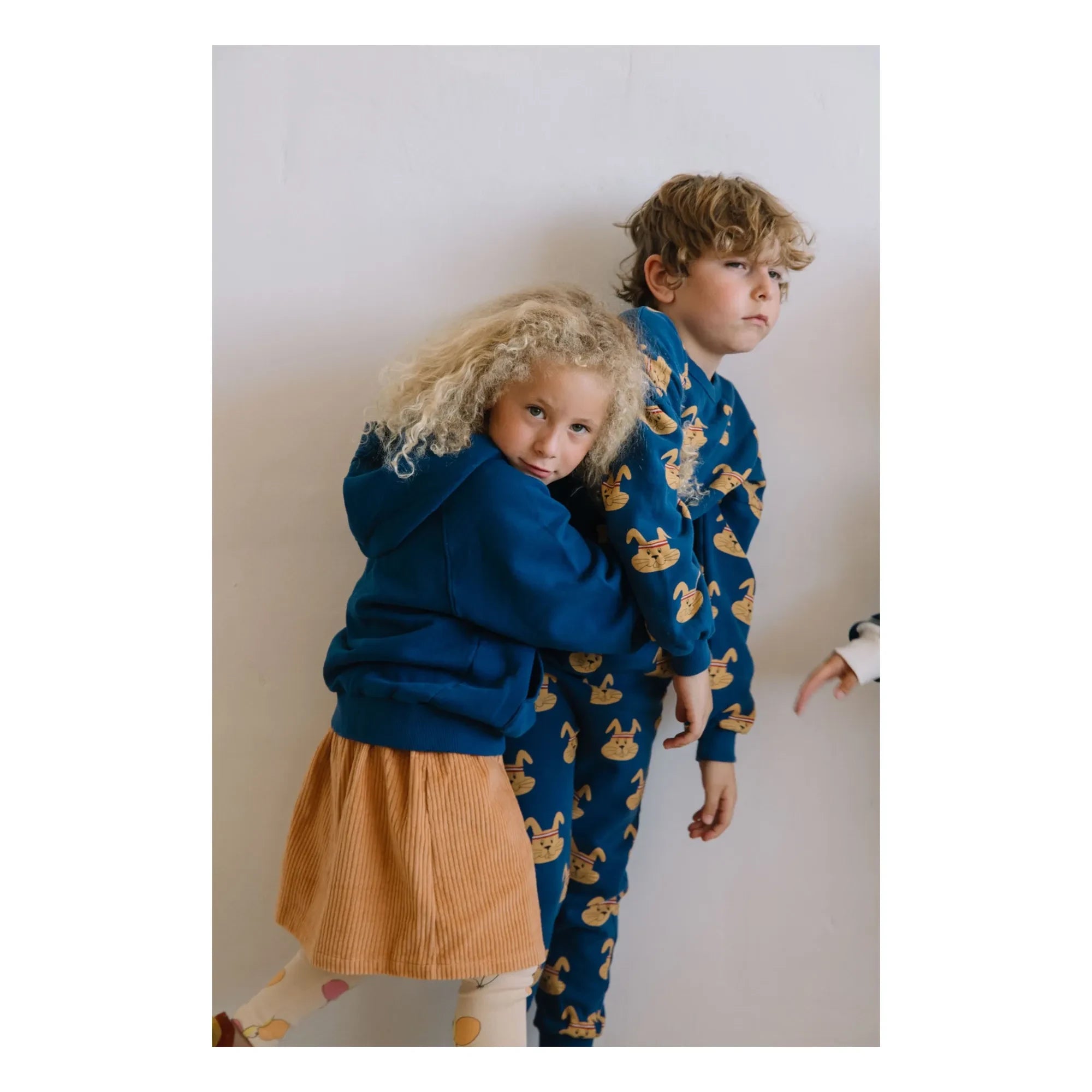 We Are Kids - Pantalón de chándal de algodón orgánico Charles Lapin | Azul