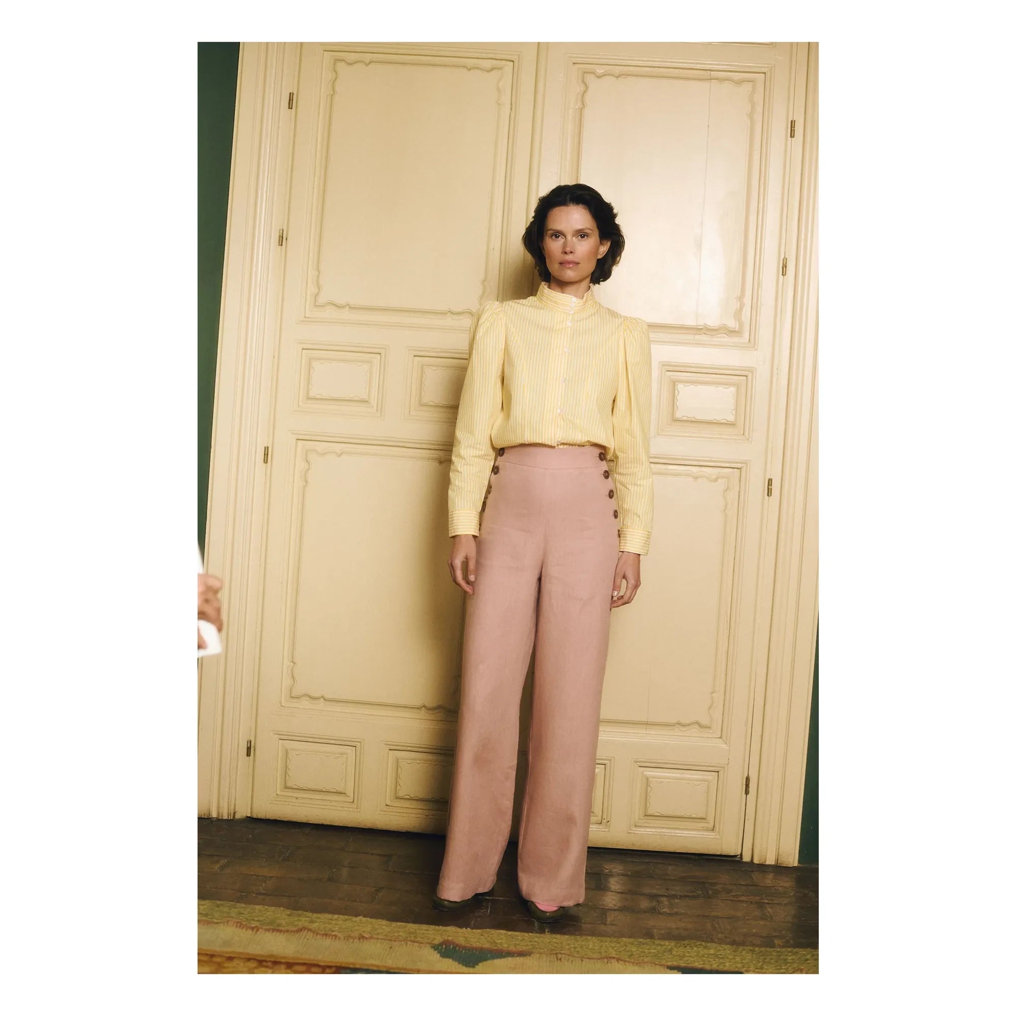 Maria de la Orden - Pantalón de Lino Pablo | Rosa