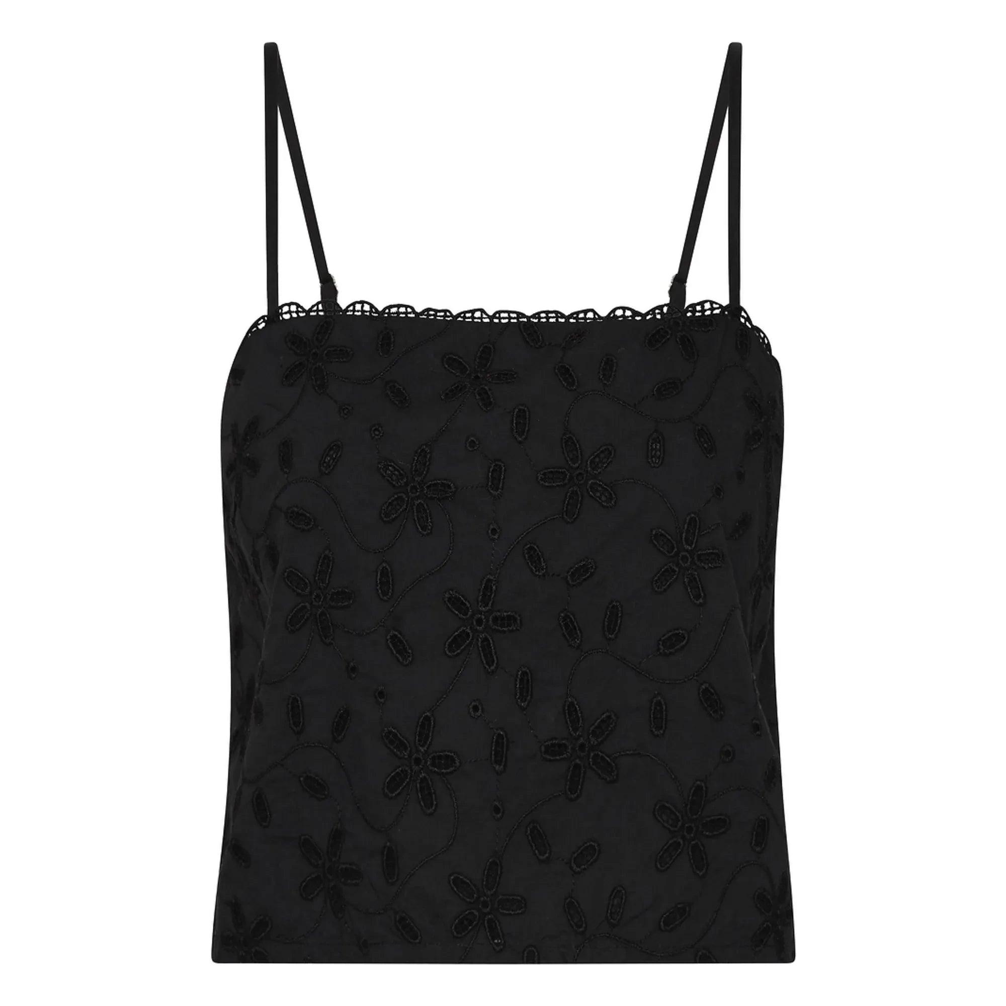 Posse - Top corto Salma | Negro