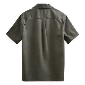 Anerkjendt - Camisa de lino Akleo | Verde oscuro