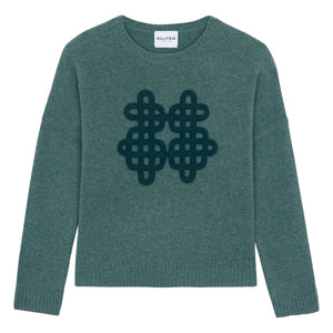 Kujten - Jersey de cachemira Amelie Symbol | Verde