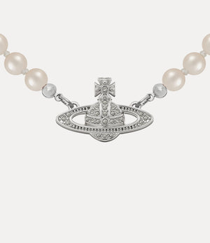 Vivienne Westwood - Gargantilla con perlas en miniatura en relieve