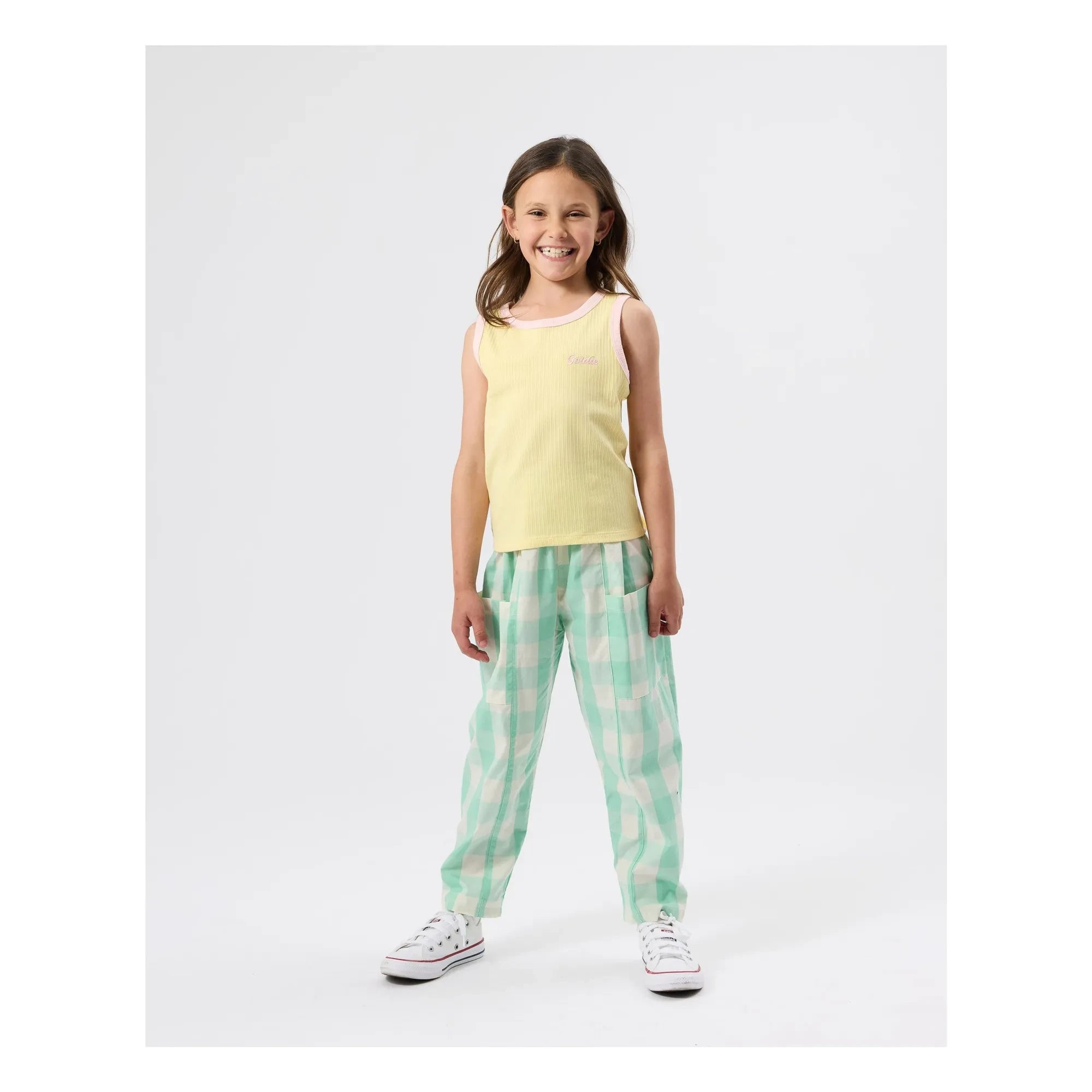 Goldie + Ace - Pantalones Carreaux | Verde