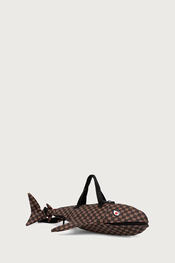 Sprayground - Mochila de tiburones de color marrón en París 910D9486NSZ