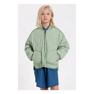 Hundred Pieces - Chaqueta bomber acolchada arrugada | Salvia