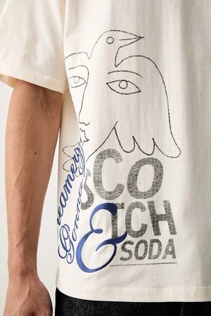 Camiseta de algodón para hombre Scotch & Soda