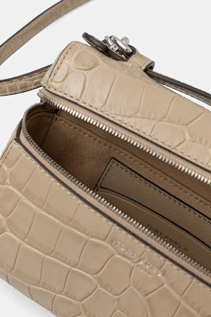 Bolso cruzado de piel Romy Tory Burch para mujer