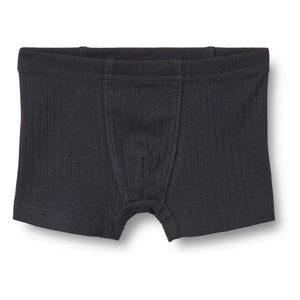 Trigo - Bóxer de algodón orgánico con rayas de pana Louis Fit de 2 unidades | Negro
