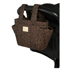 Nobodinoz - Bolso organizador de cochecito Hyde Park | Leopardo