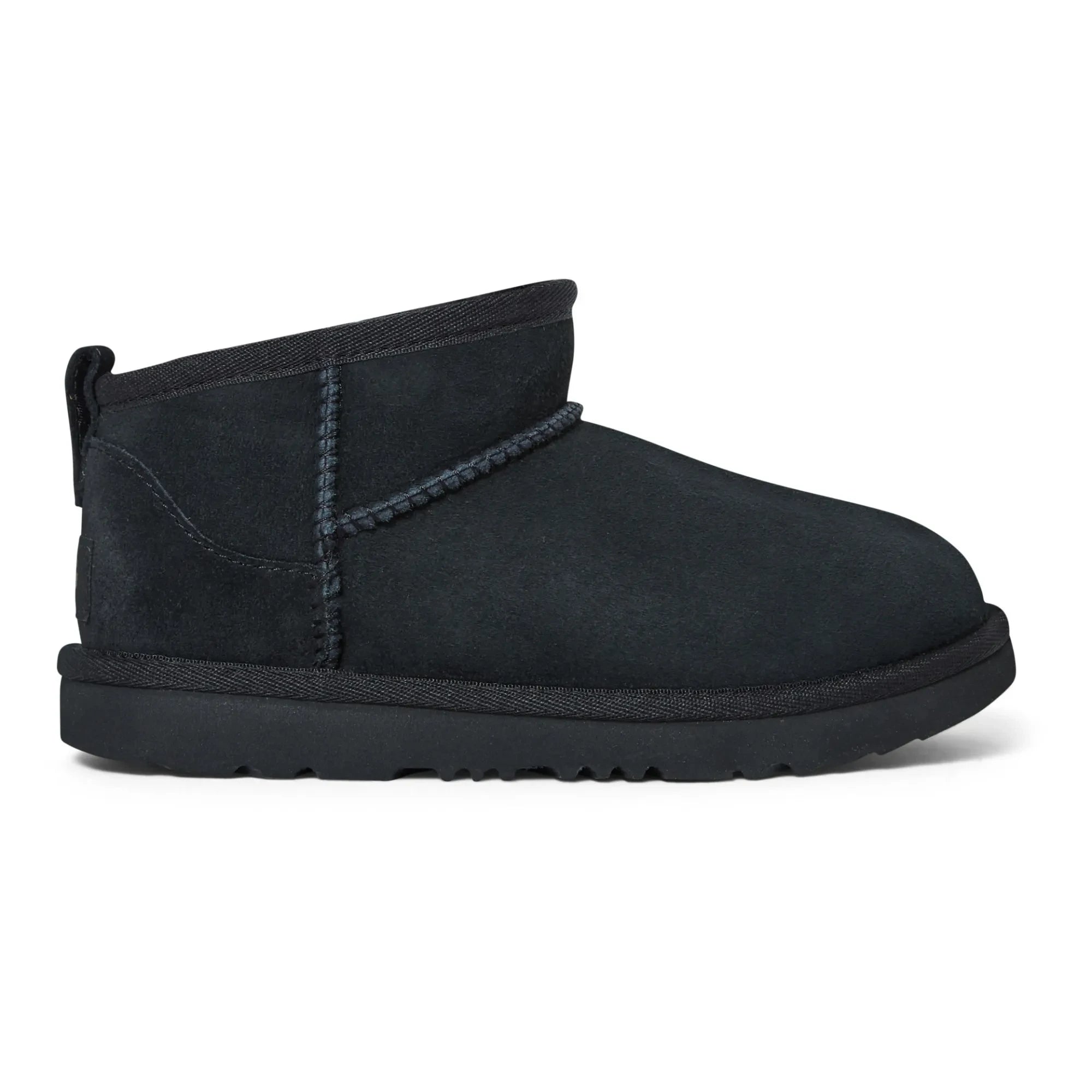 UGG - Botas clásicas Ultra Mini forradas de piel | Negro