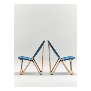 Hay - Silla plegable Outdoor Market, Jasper Morrison | Azul