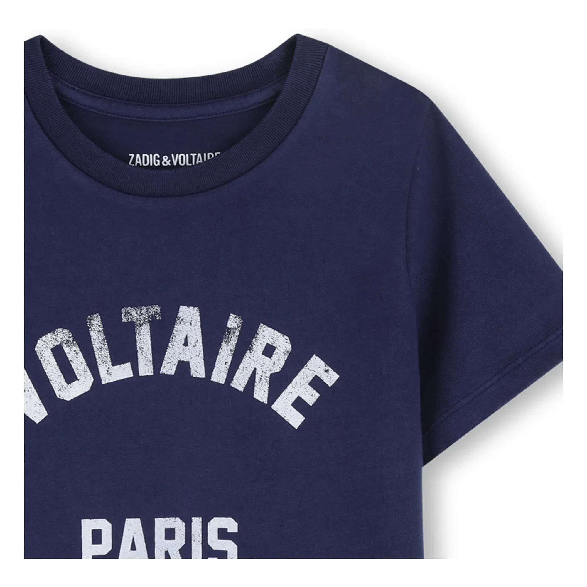 Zadig & Voltaire - Vestido camiseta París | Azul Oscuro