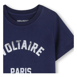 Zadig & Voltaire - T-shirt elbise Paris | Koyu Mavi