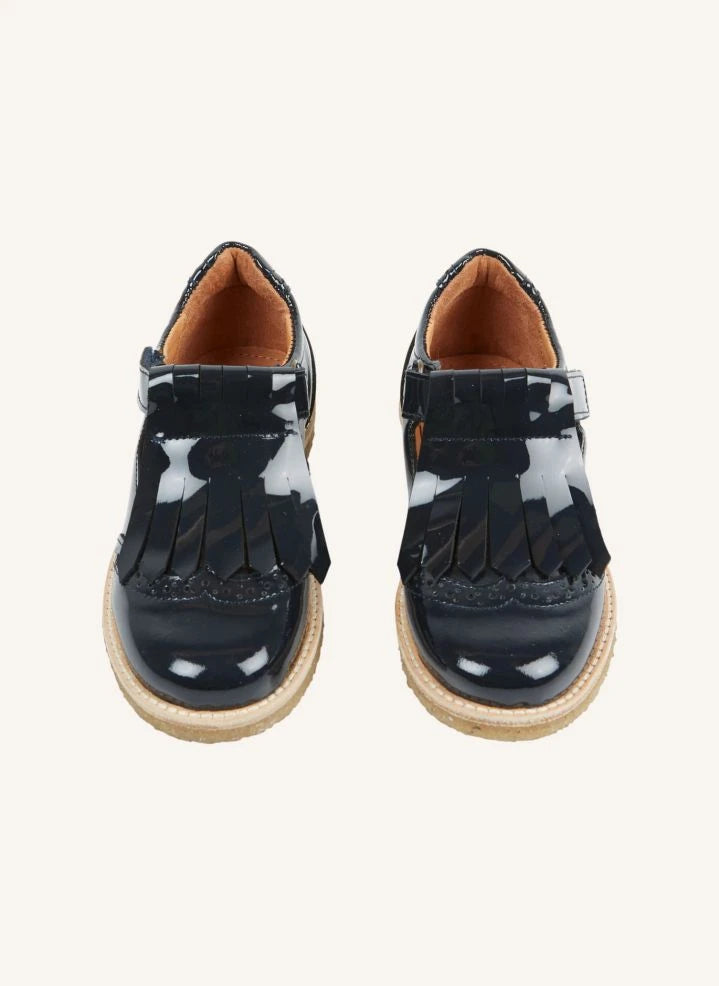 Emile et Ida - Zapatos de charol con borlas para bebé | Negro