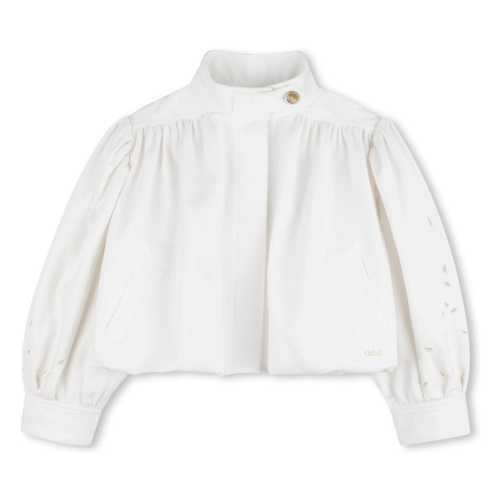 Chloé - Chaqueta bordada de algodón orgánico | Blanco