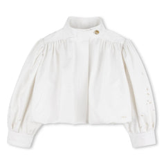 Chloé - Chaqueta bordada de algodón orgánico | Blanco