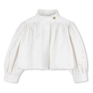 Chloé - Chaqueta bordada de algodón orgánico | Blanco