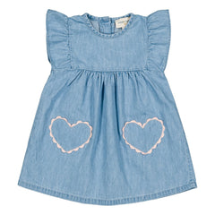 Louis Louise - Vestido Ethie Chambray | Azul Claro
