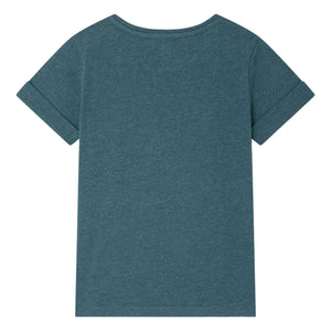 Bonpoint - Camiseta de algodón orgánico Cyana | Verde esmeralda