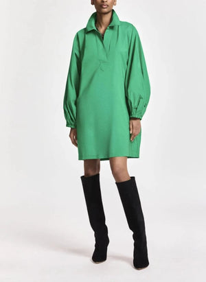Essentiel Antwerp - Keagan 2 Oversize Elbise | Yeşil