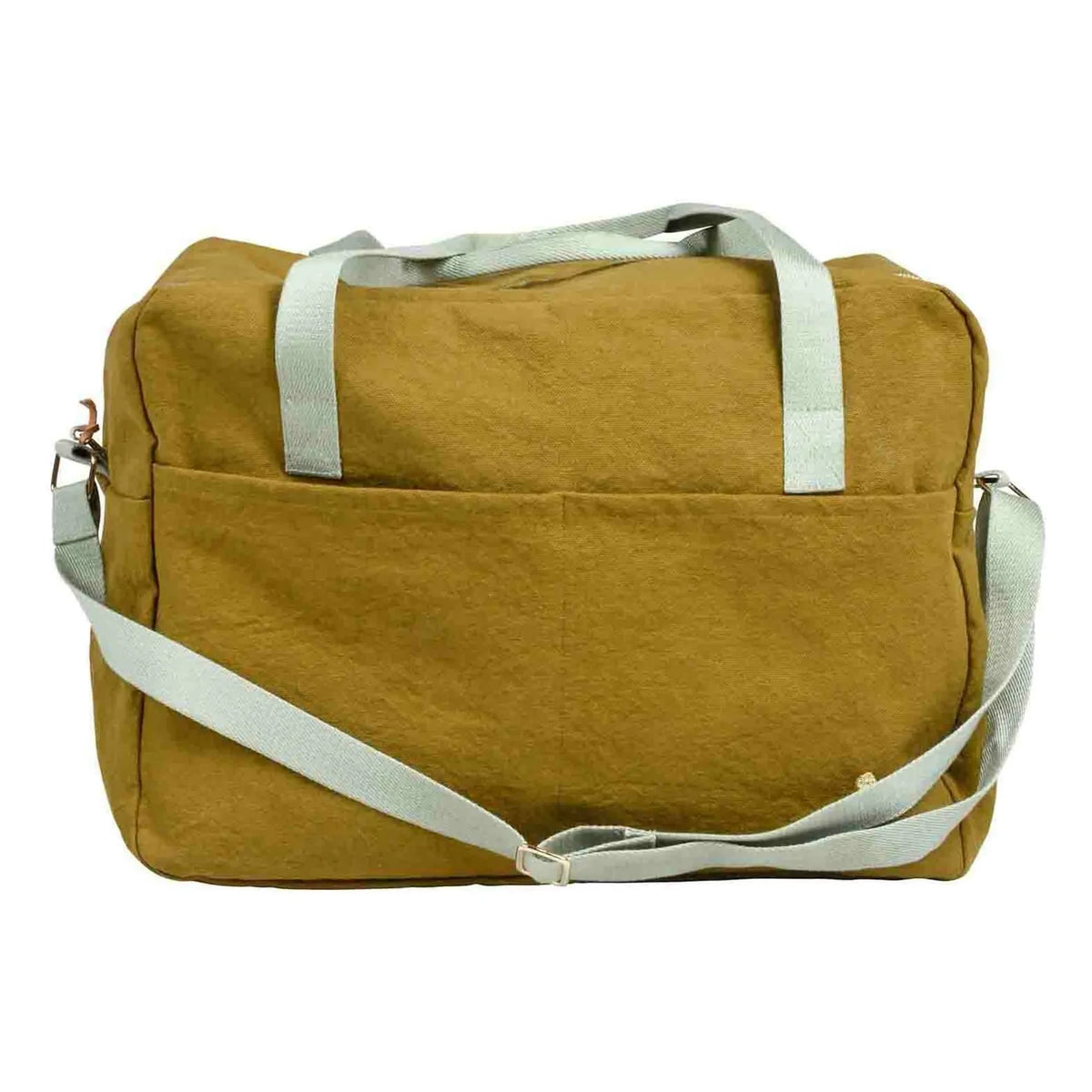 La cereza del pastel - Bolsa de viaje de algodón orgánico Iona | Dorada