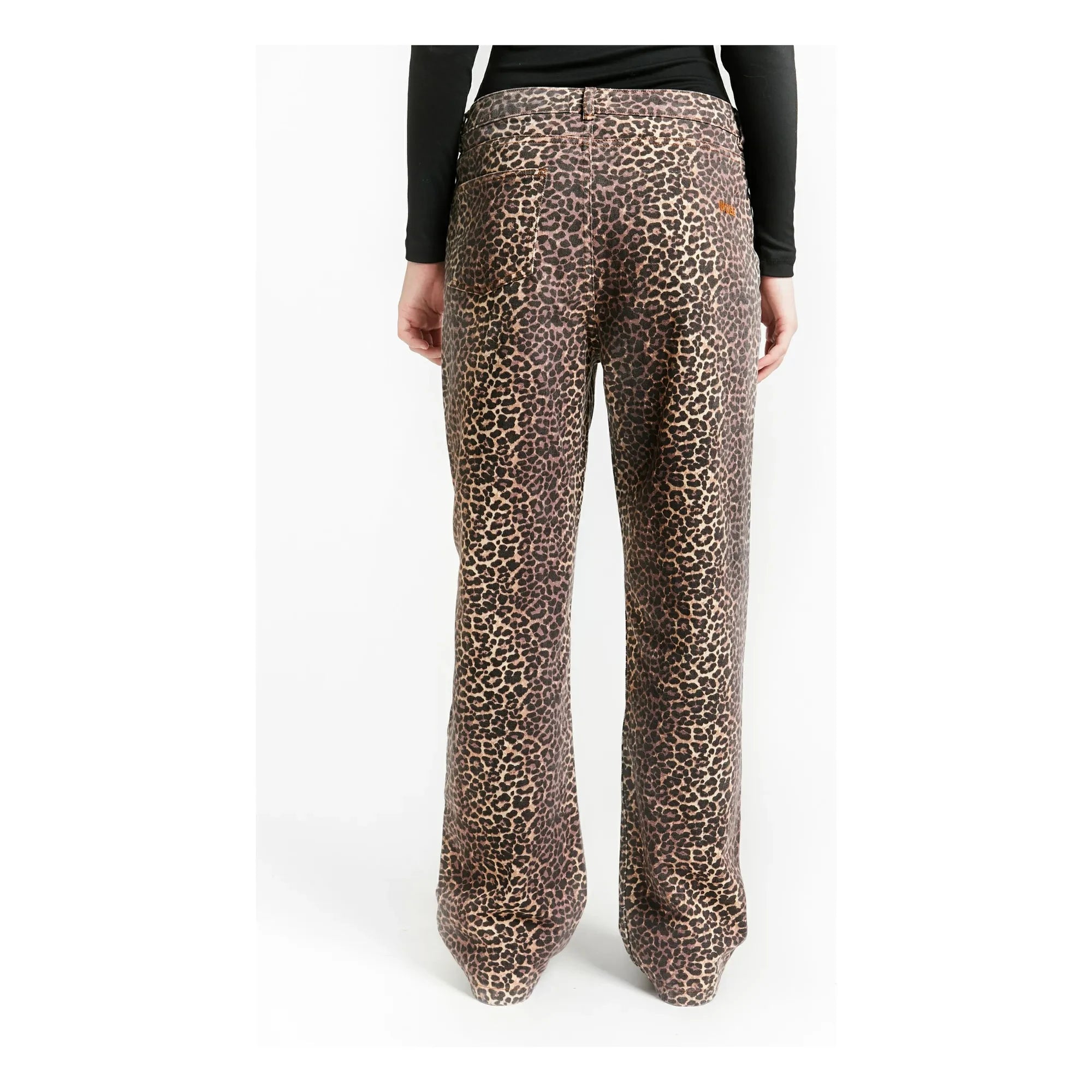 Indee - Jeans Tónico Leopardo | Marrón