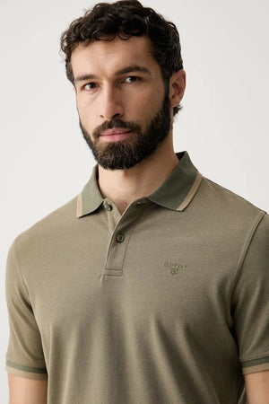 Camiseta de hombre de algodón con cuello Bernard de Barbour