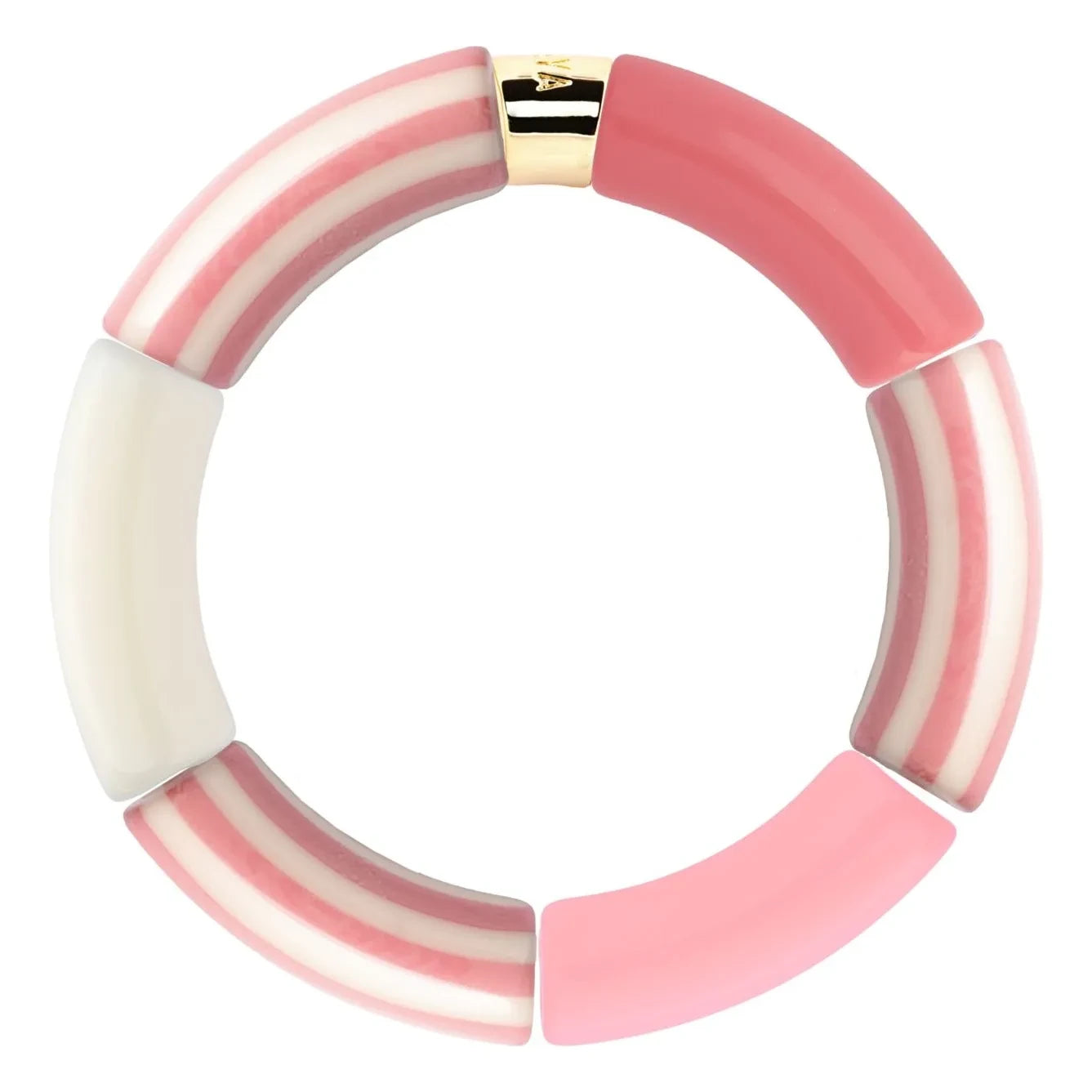 Parabaya - Riviera Rosado 3 pulseras | Rosa